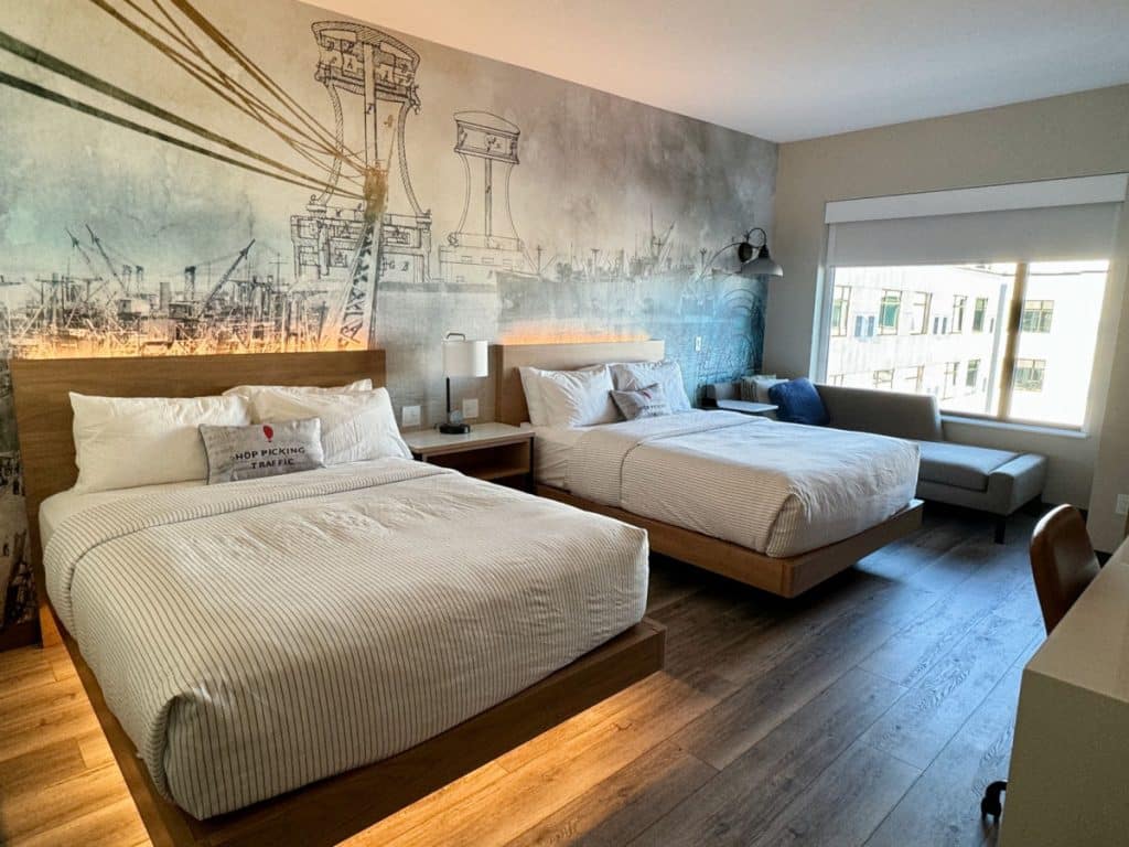 guest room at Cambria Old Port