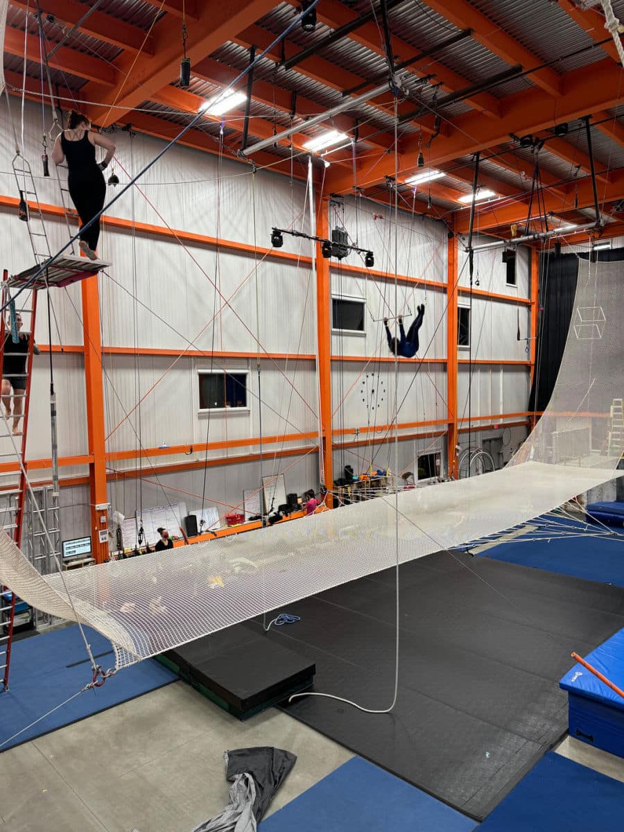 New England center for the circus arts trapeze