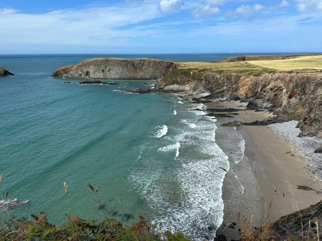 Wales coastline in St. David's