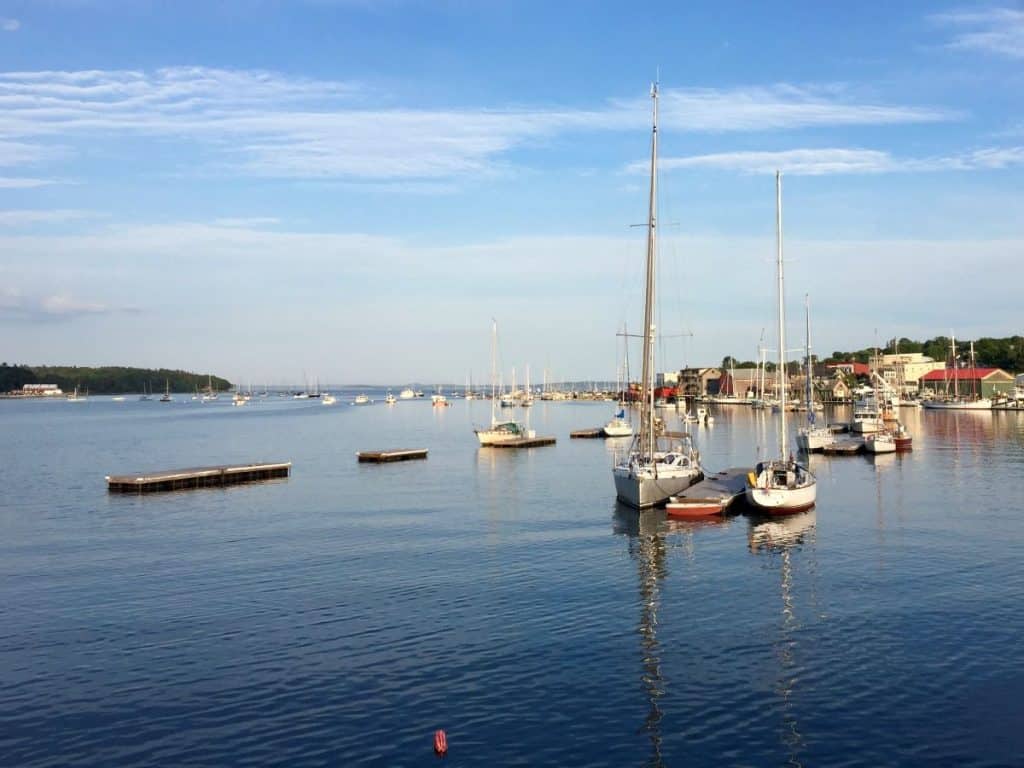 harbor view of Belfast
