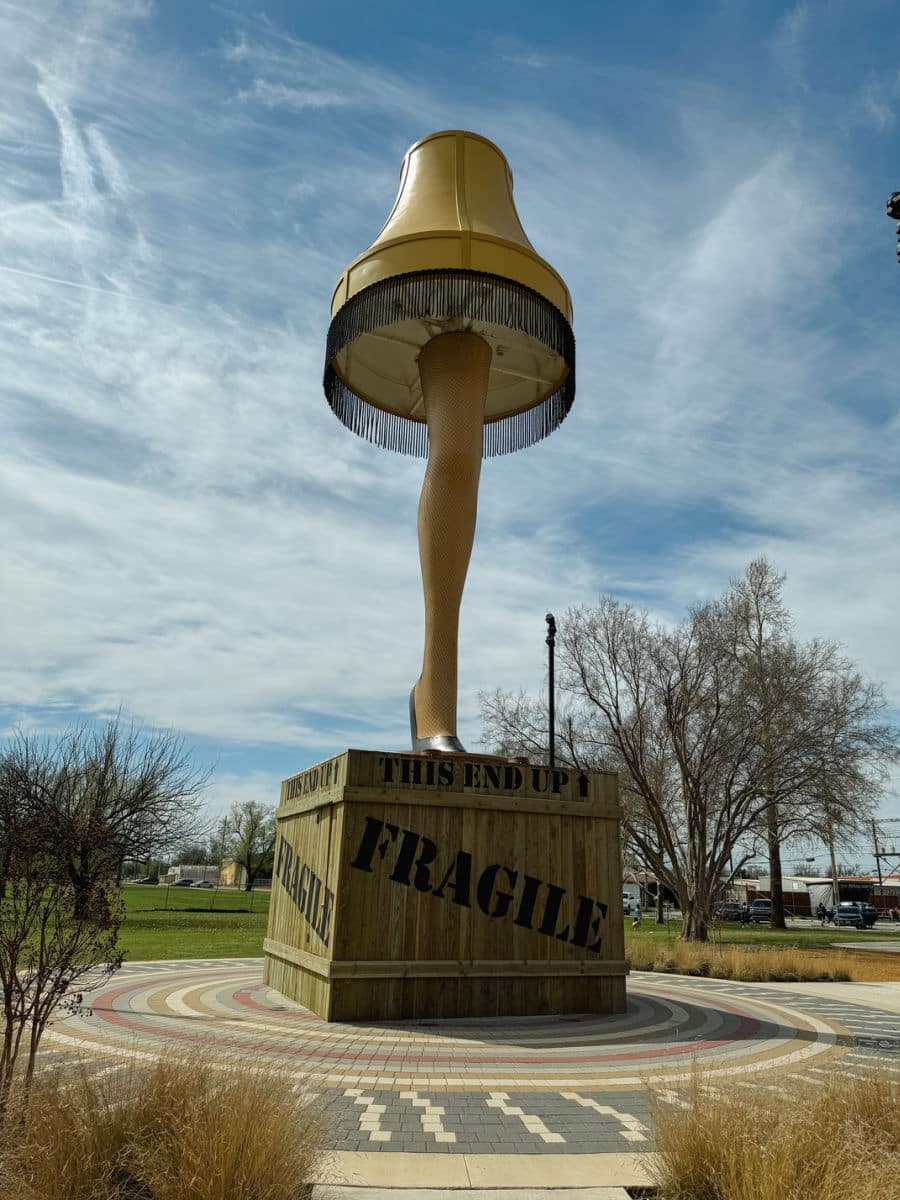Chickasha Leg Lamp sculpture