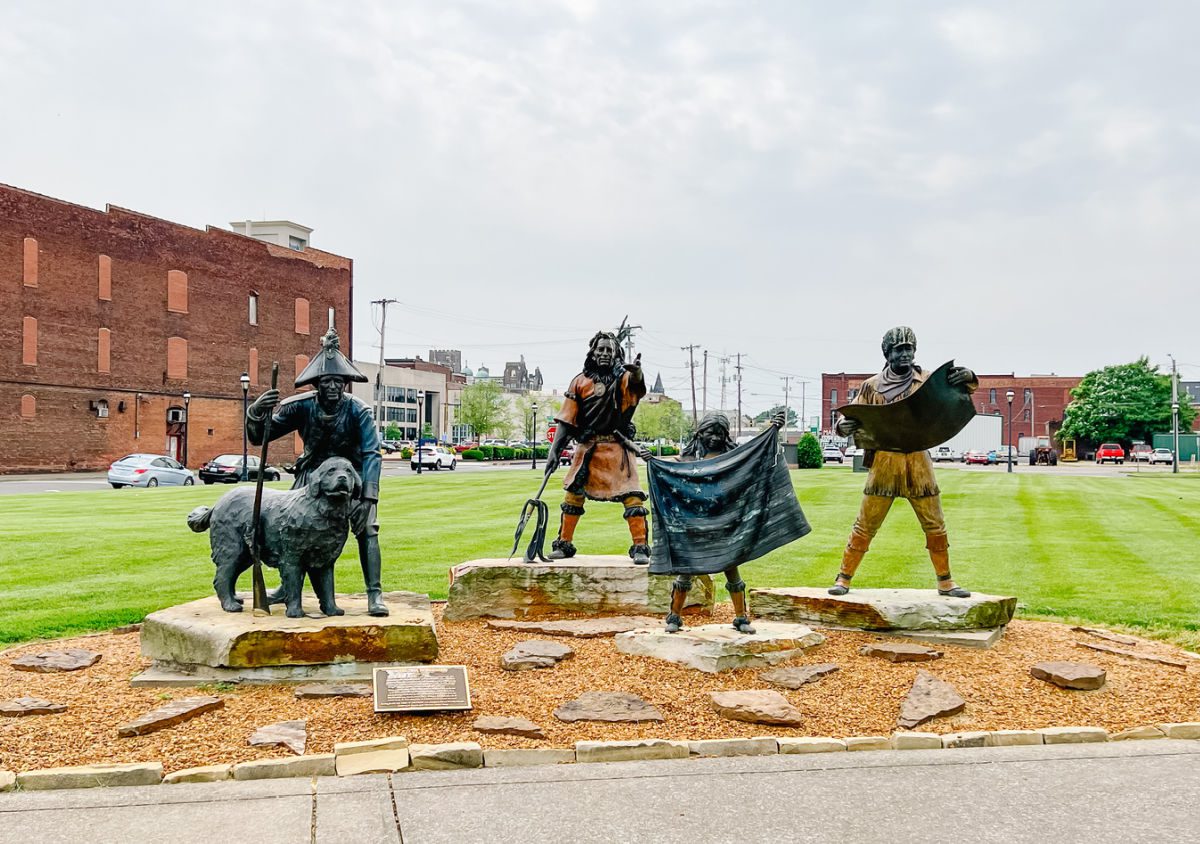 Lewis and Clark sculpture Paducah
