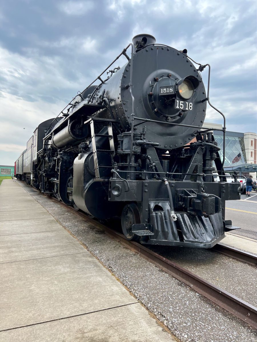 Steam train in Paducah