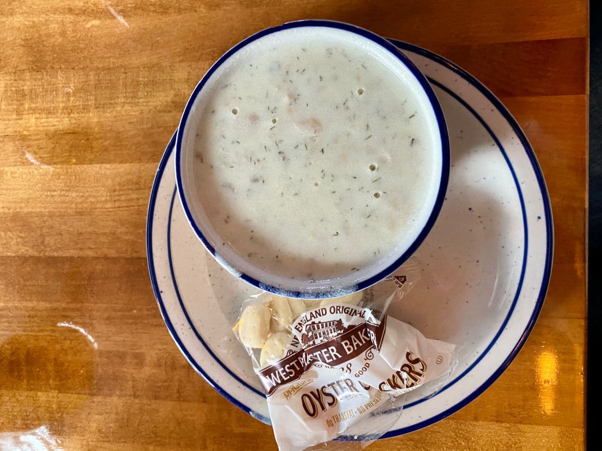 Black Pearl Clam chowder