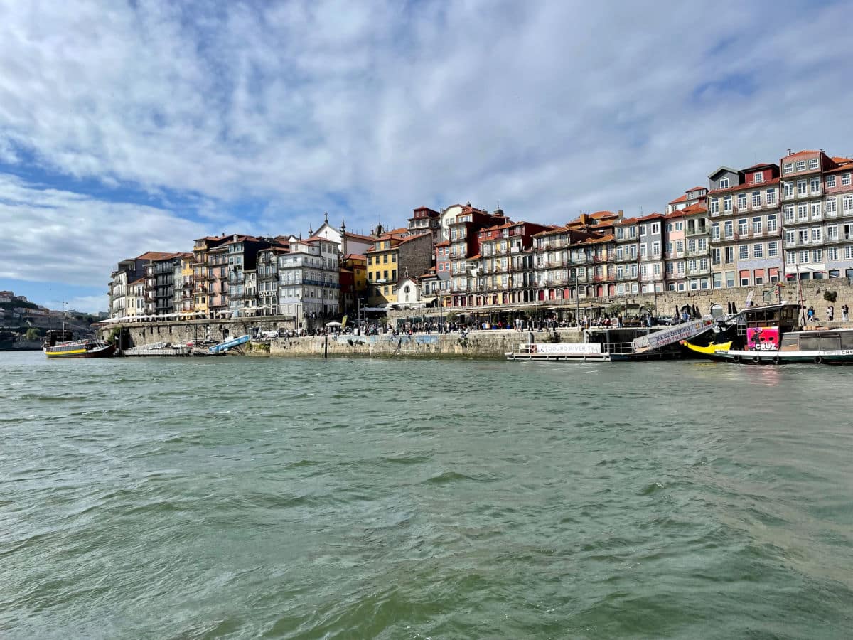 Porto buildings from the river