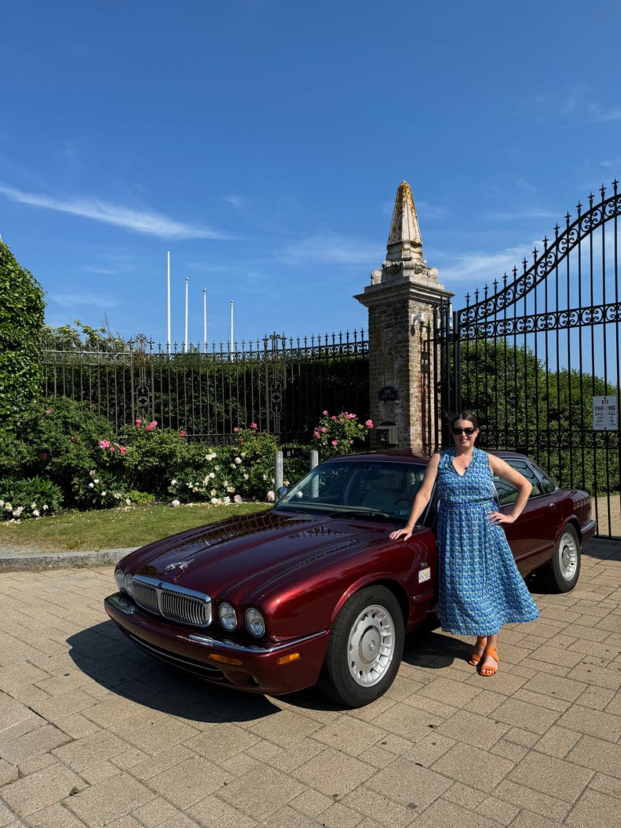 Tamara with Newport Jaguar Tours