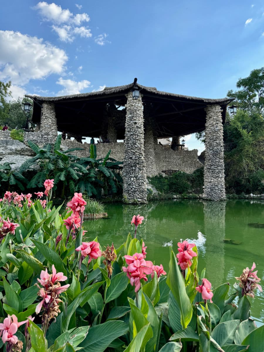Japanese Tea Garden in Brackenridge Park in San Antonio