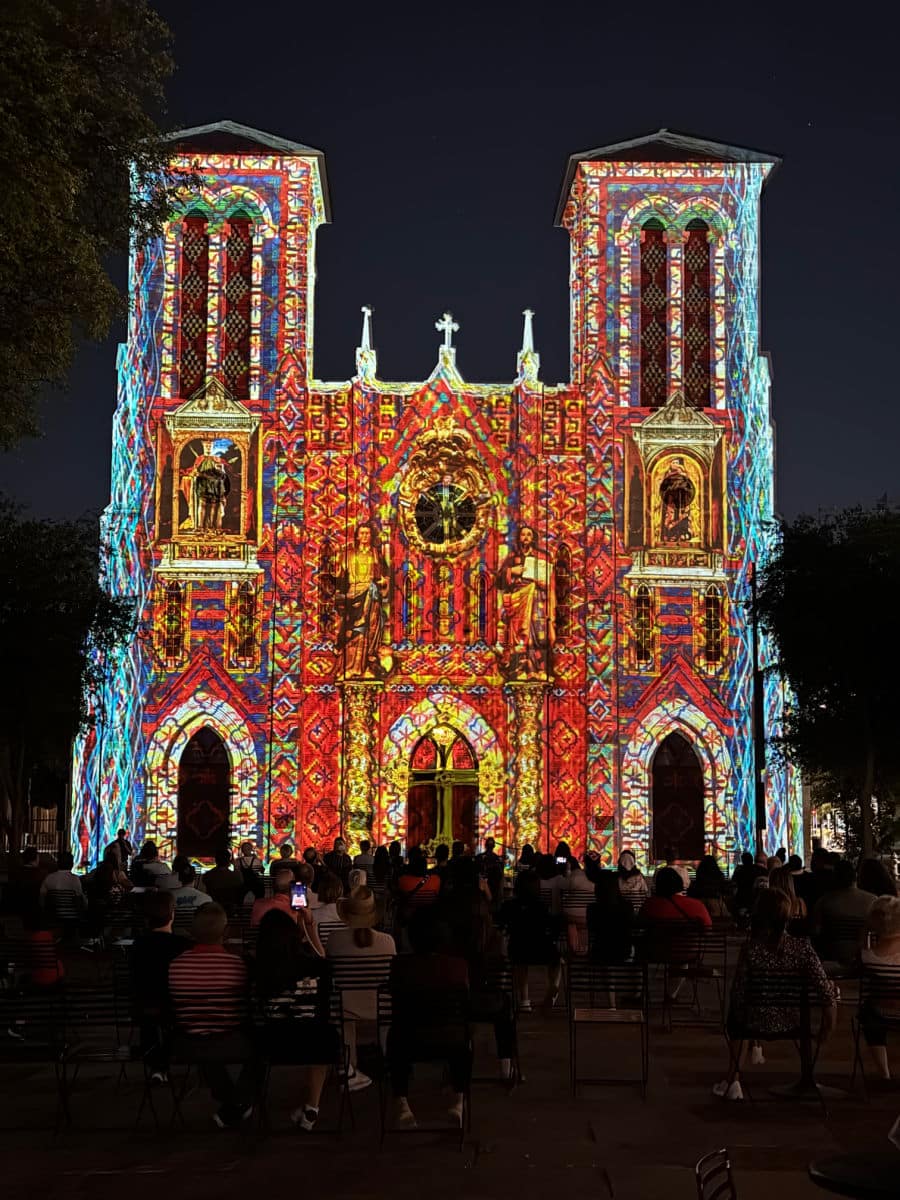 The Saga projections in San Antonio