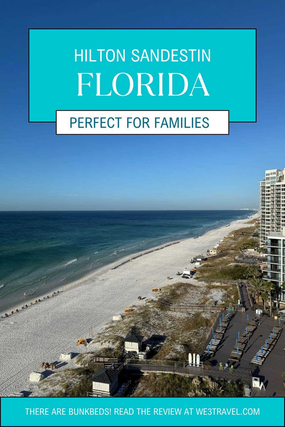 Find out why the Hilton Sandestin beachfront hotel in Florida is the perfect choice for families looking to visit the 30A, Destin, or South Walton area of the Florida panhandle - full hotel review!