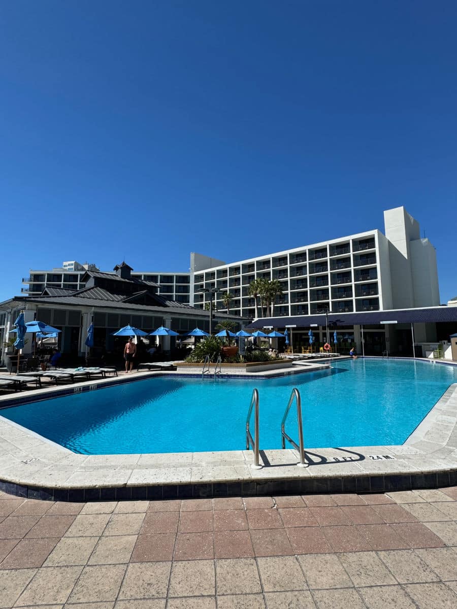Pool deck at the Hilton Sandestin Florida
