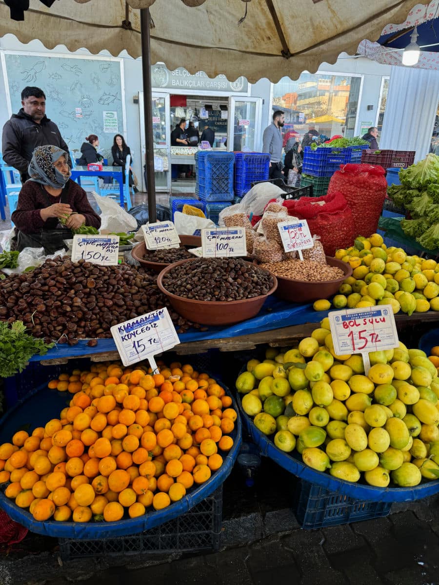 Sucek Turkey produce market