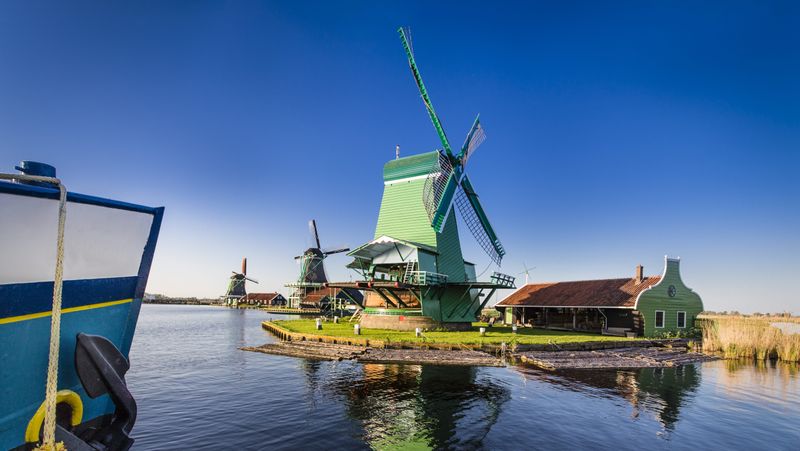 Zaanse Schans' Historic Windmills