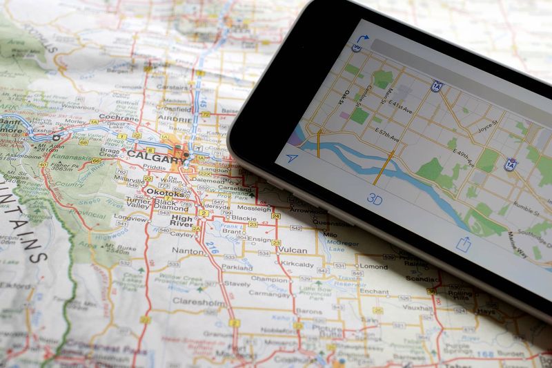 Relying Solely on Digital Maps