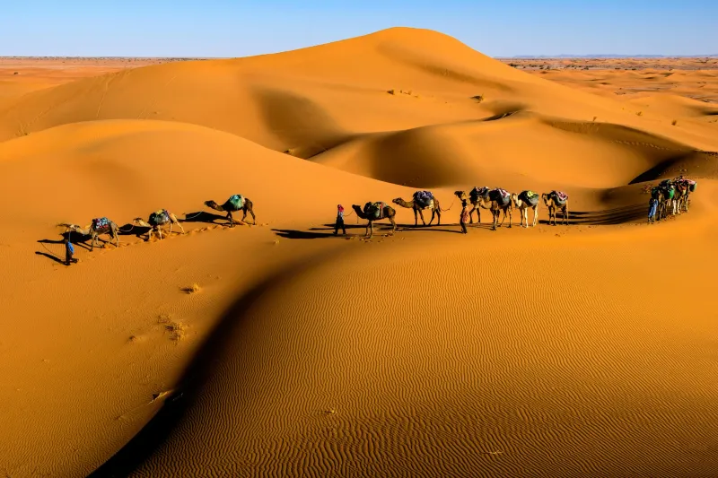 The Sahara Desert, Africa