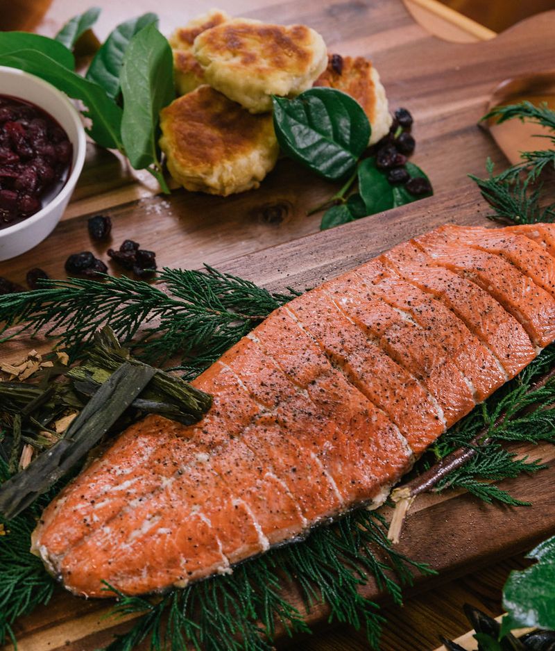 Salmon Feast in British Columbia