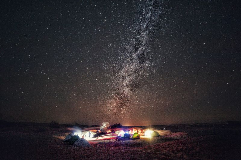 Remote Desert Camp