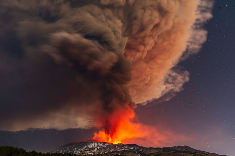 Exploring the Lava Flows of Mount Etna, Italy