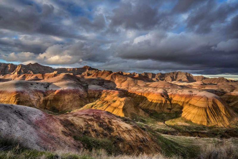 Try: Badlands National Park, South Dakota