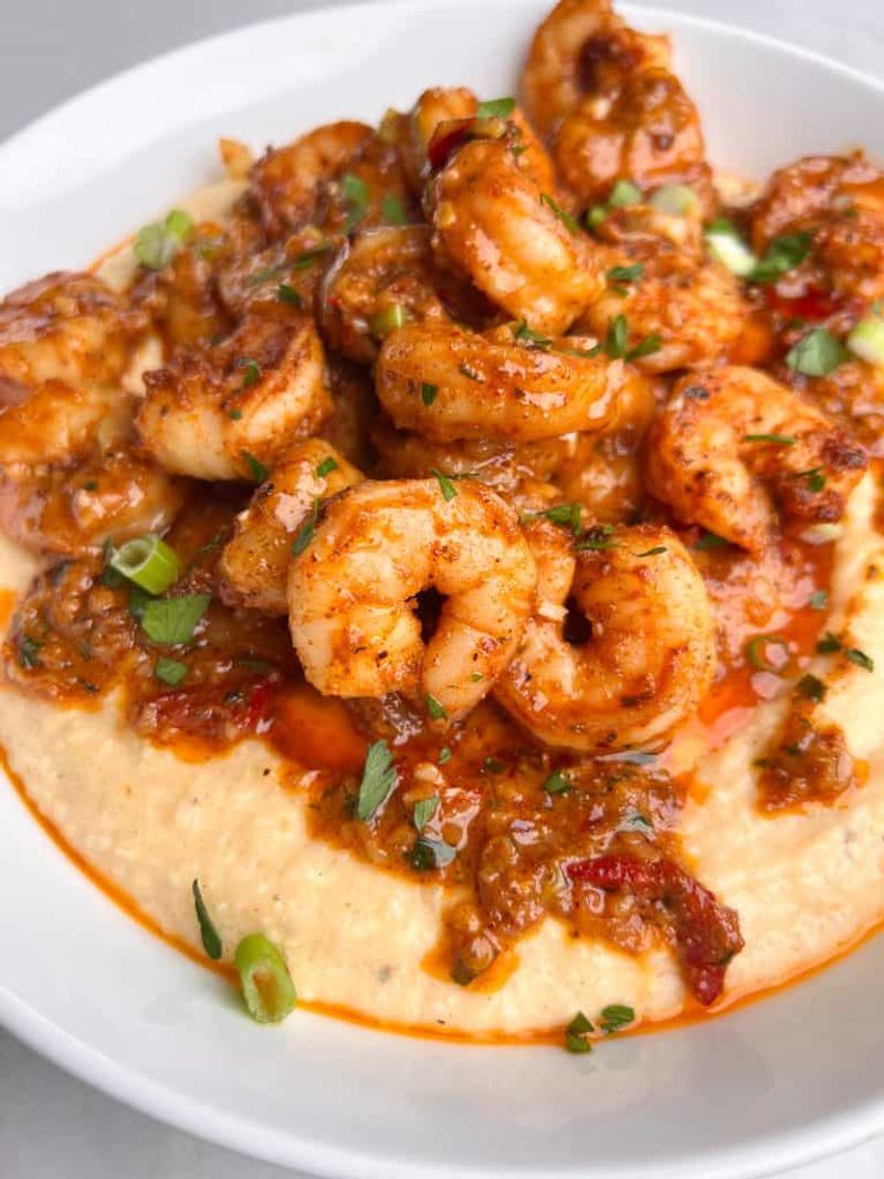 Lowcountry Shrimp & Grits at Cotton & Rye