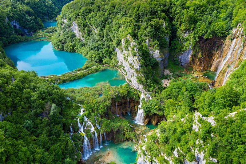 Plitvice Lakes, Croatia: Cascading Wonderland