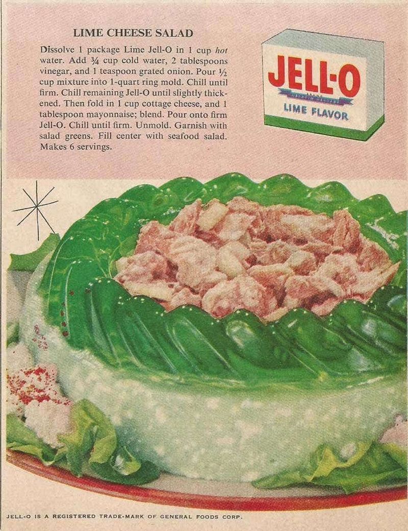 Jell-O Salads with Tuna