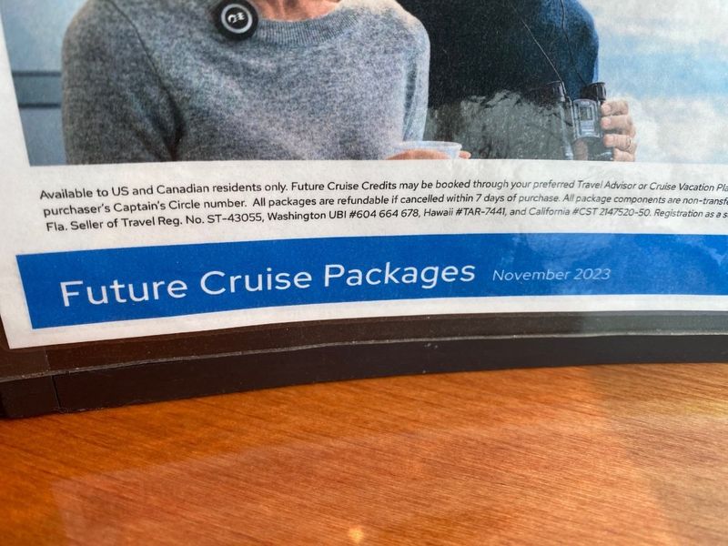 Future Cruise Deposit Pressure