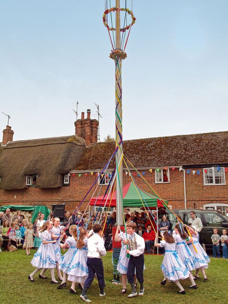 Maypole Dancing