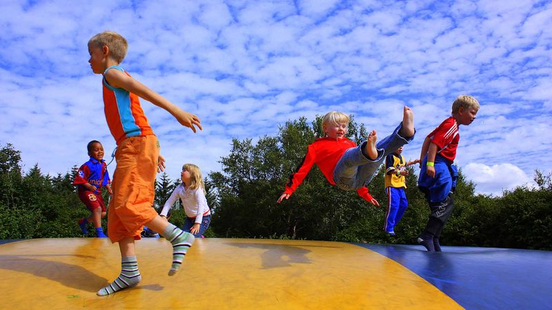 Klambratún Park's Hidden Playground