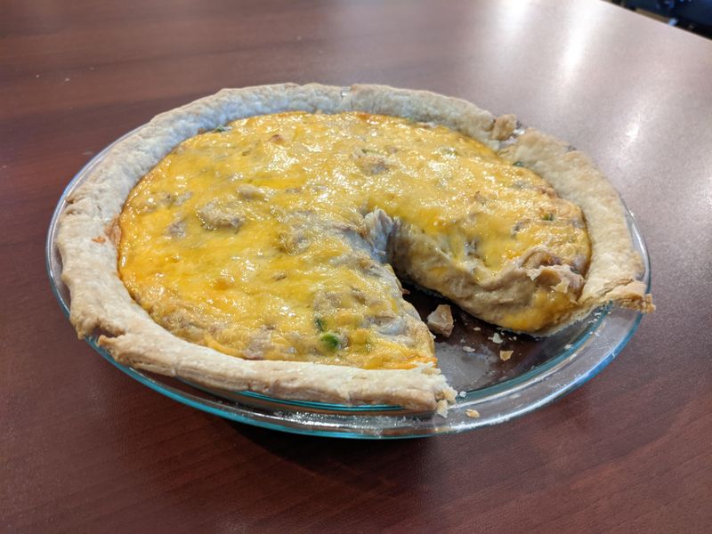Tuna and Egg Breakfast Pie