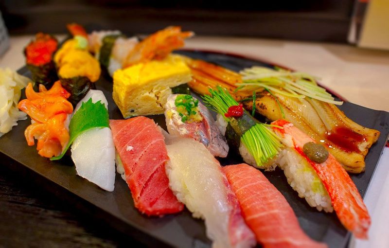 Savoring Sushi at Tsukiji Outer Market