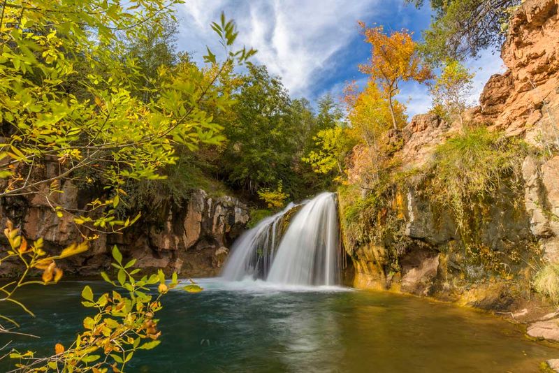 The Fossil Creek Waterfall