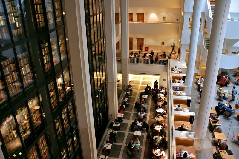 British Library, London, England