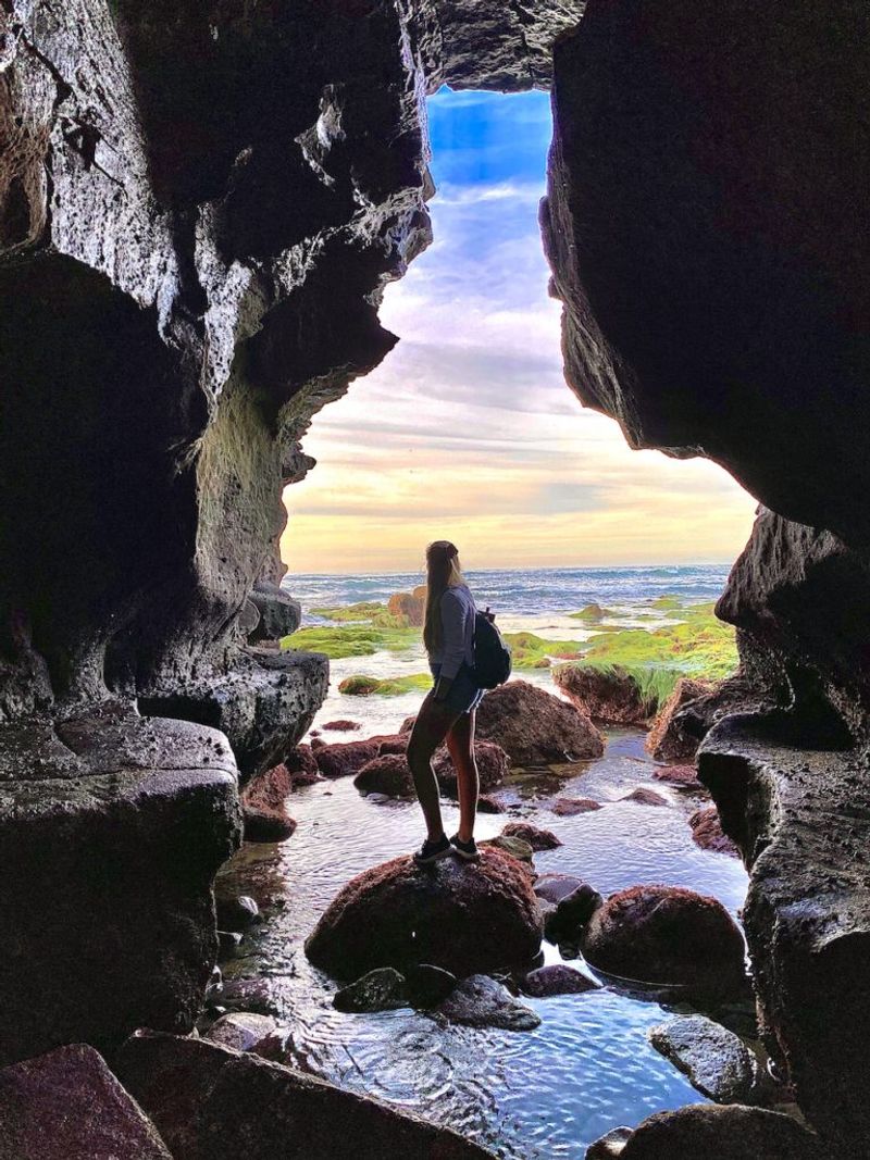 Hidden Cliffside Caves