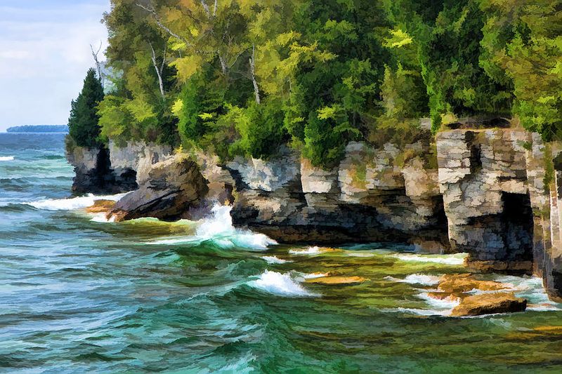 Cave Point County Park