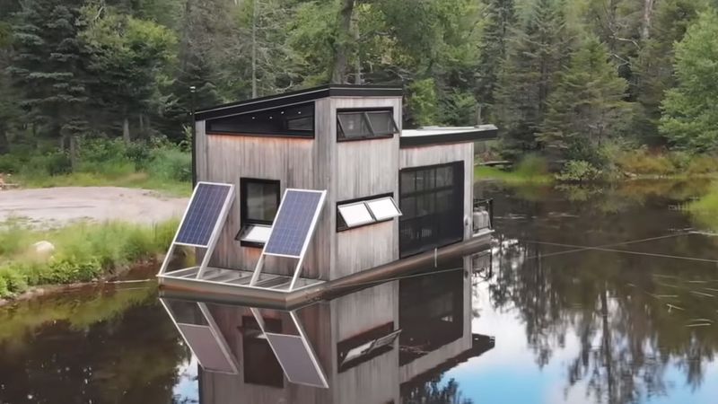 Floating River House