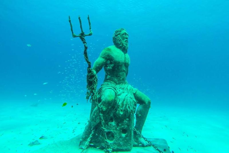 Underwater Statue of Poseidon, Greece