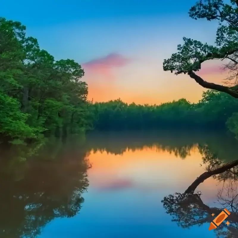 The Serene Lake Path