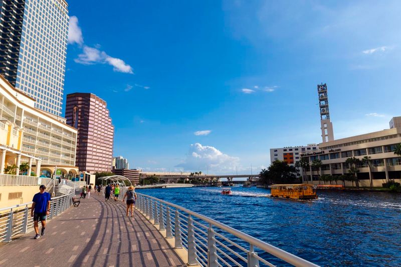 The Tampa Riverwalk