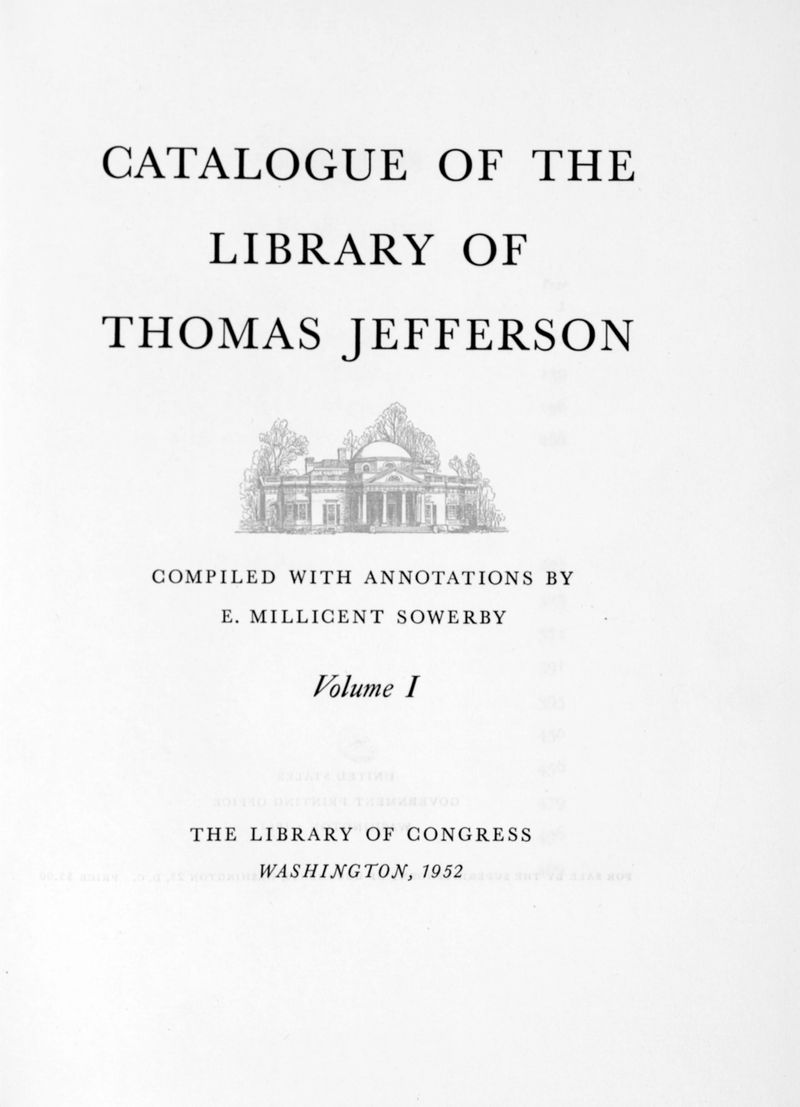 Thomas Jefferson's Personal Library Lives Here