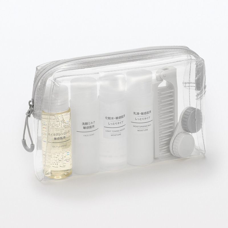 Muji Clear Travel Case