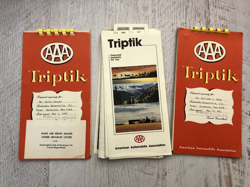 Glove Box Full of AAA Triptiks
