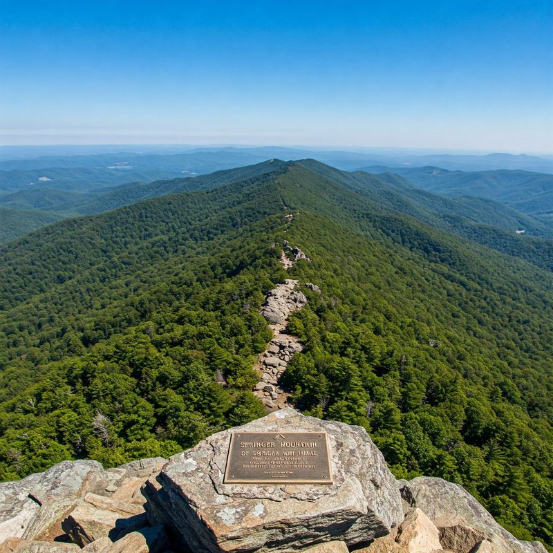 Springer Mountain Summit — Southern Terminus of the AT (Fannin Co.)