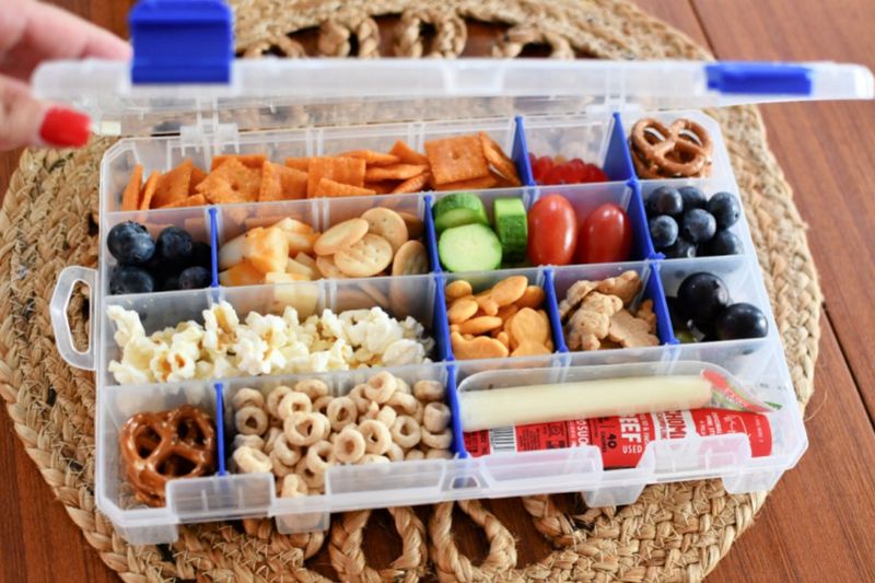 DIY Snackle Box Travel Hack