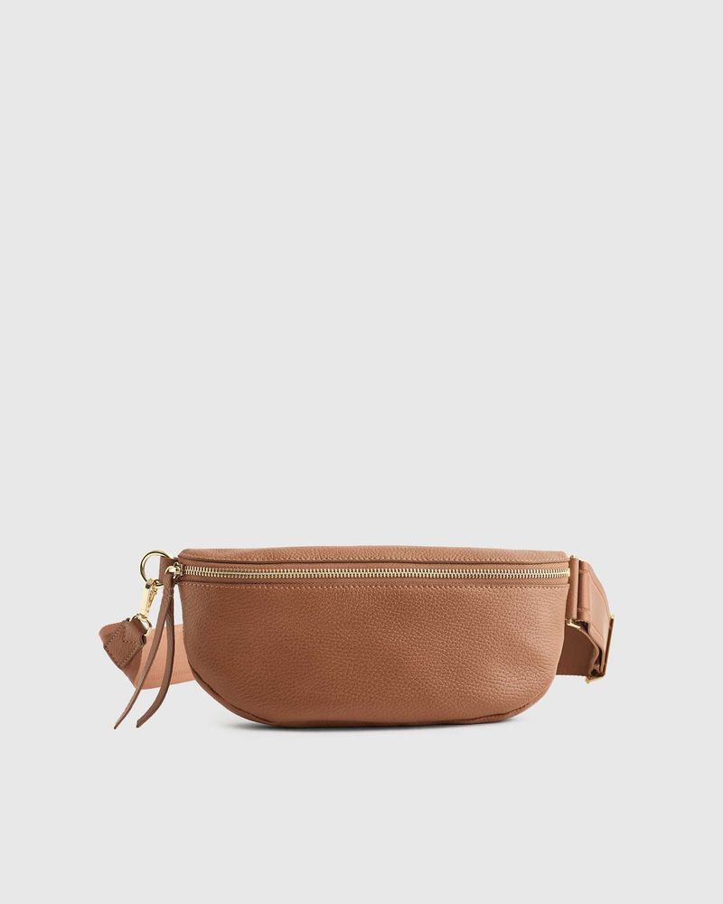 Quince Italian Pebbled Leather Sling