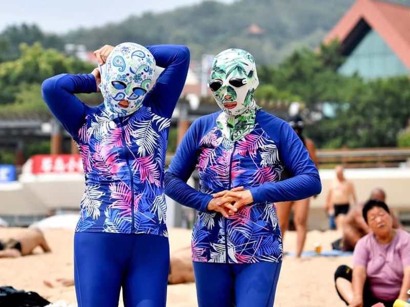 Facekini - The Beach Ninja Look