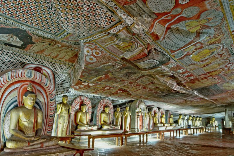 Dambulla Cave Temple - Heaven Painted in Stone