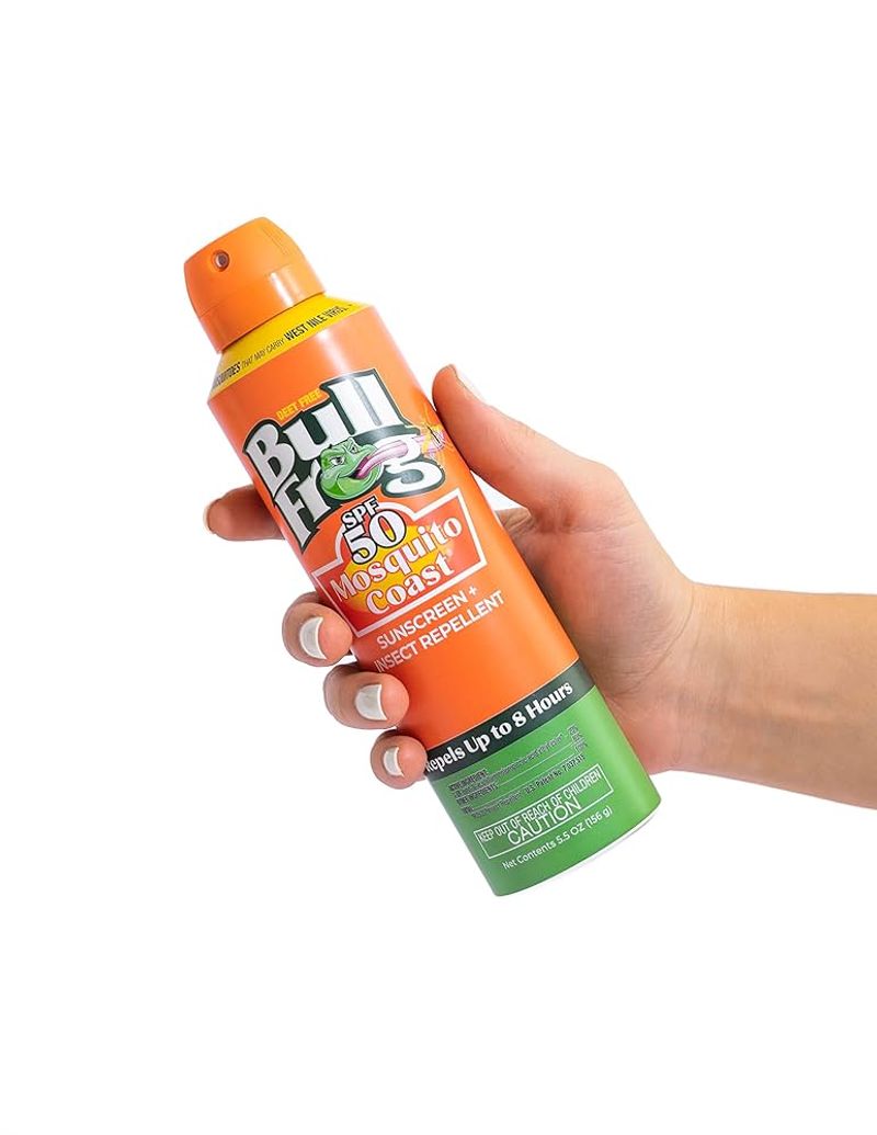 BullFrog Mosquito Coast Sunscreen Insect Repellent SPF 50