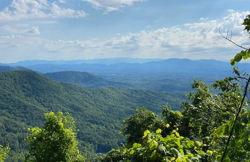 Benton MacKaye Trail Overlooks at Rhodes Mountain — Skeenah Gap area