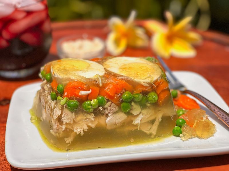 Aspic (Meat or Vegetable Gelatin Mold)
