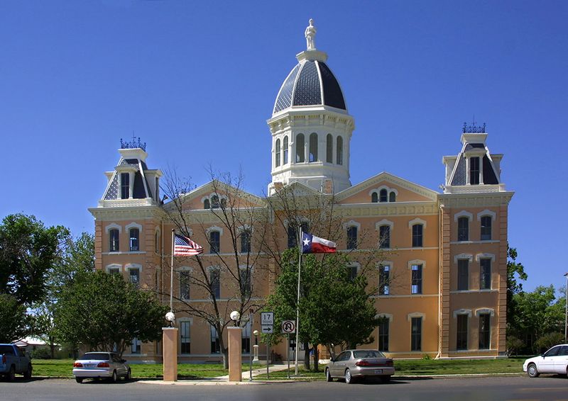 Climb the Presidio County Courthouse Dome